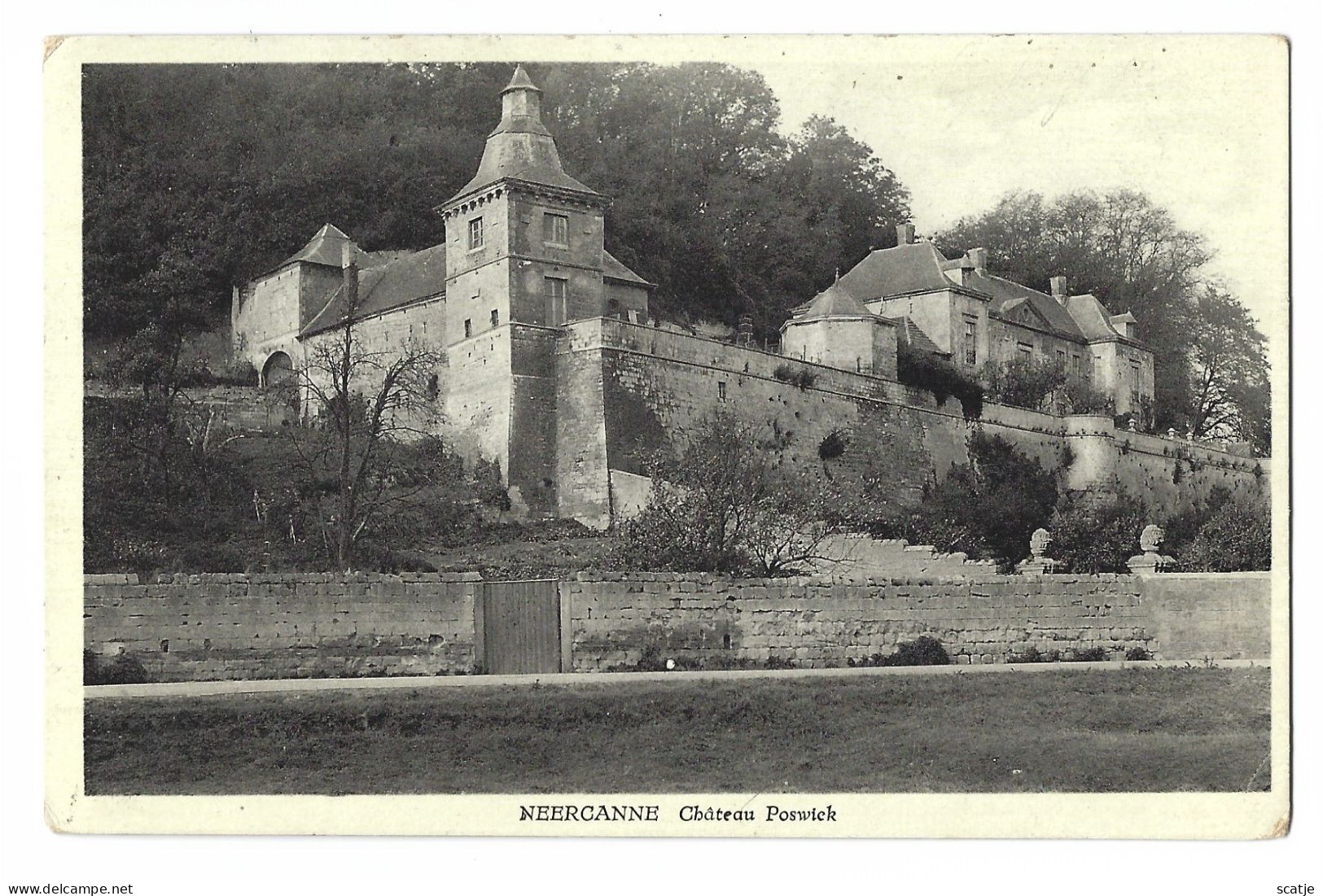 Neercanne   -   Riemst   -   Château Poswick   -   1934   Naar   Anvers - Riemst