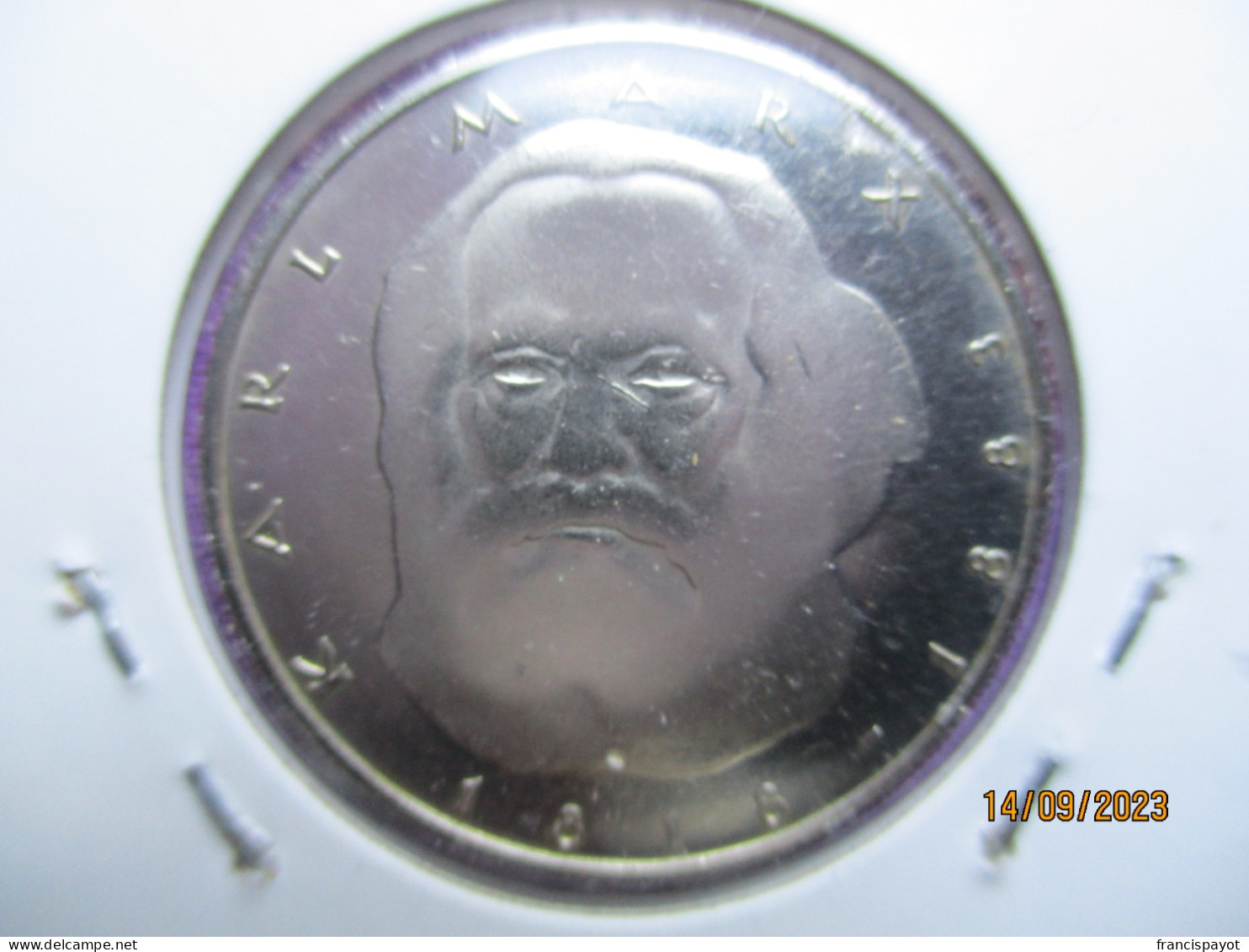 Allemagne 5 DM 1983 - Karl Marx Commémorative (Proof) - 5 Marcos