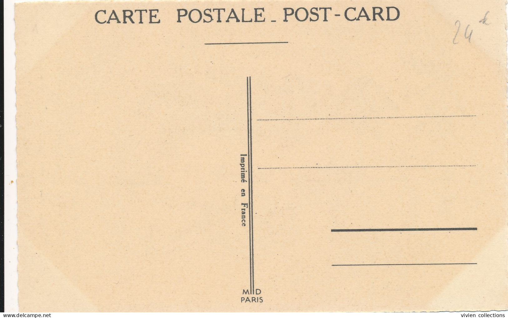 Carte Illustrateur Germaine Bouret Si Tu N'avais Pas Le Képi De Général J'te Ficherai Bien Mon Pied Au Derrière +anglais - Bouret, Germaine