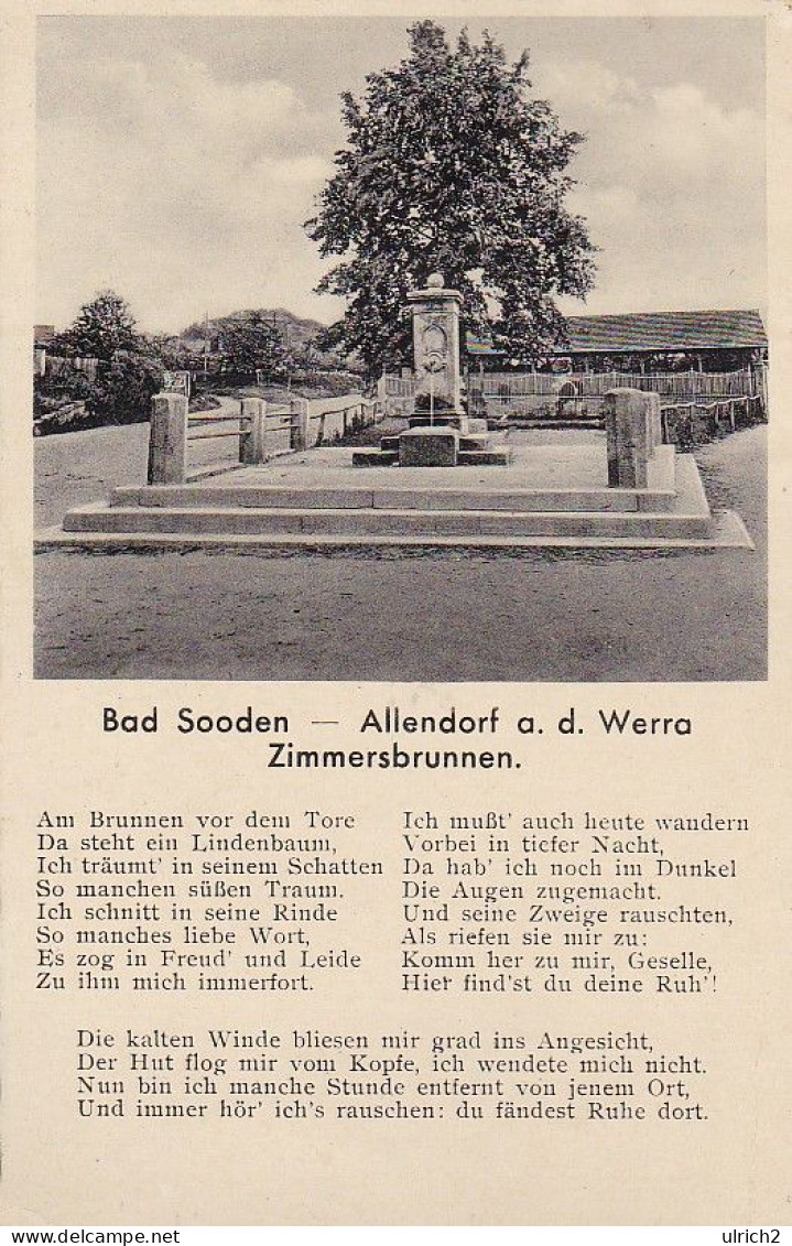 AK Bad Sooden - Allendorf - Zimmersbrunnen - Ca. 1930  (65301) - Bad Sooden-Allendorf