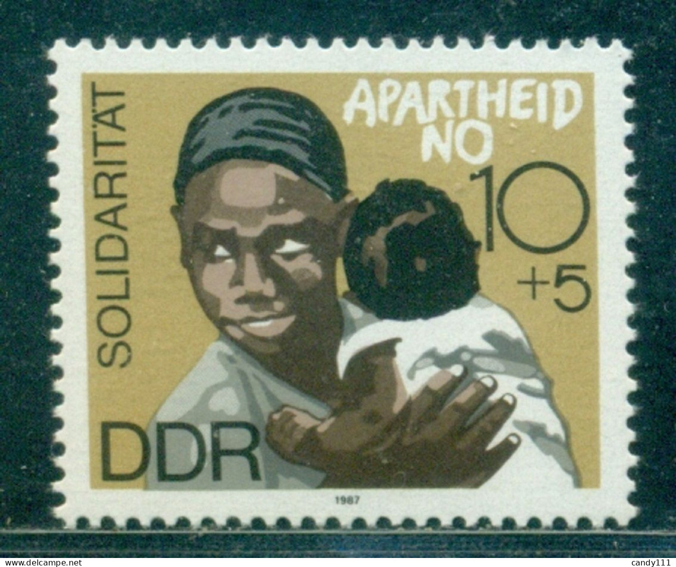 1987 International Solidarity,African Women And Child,DDR,3105,MNH - Autres & Non Classés