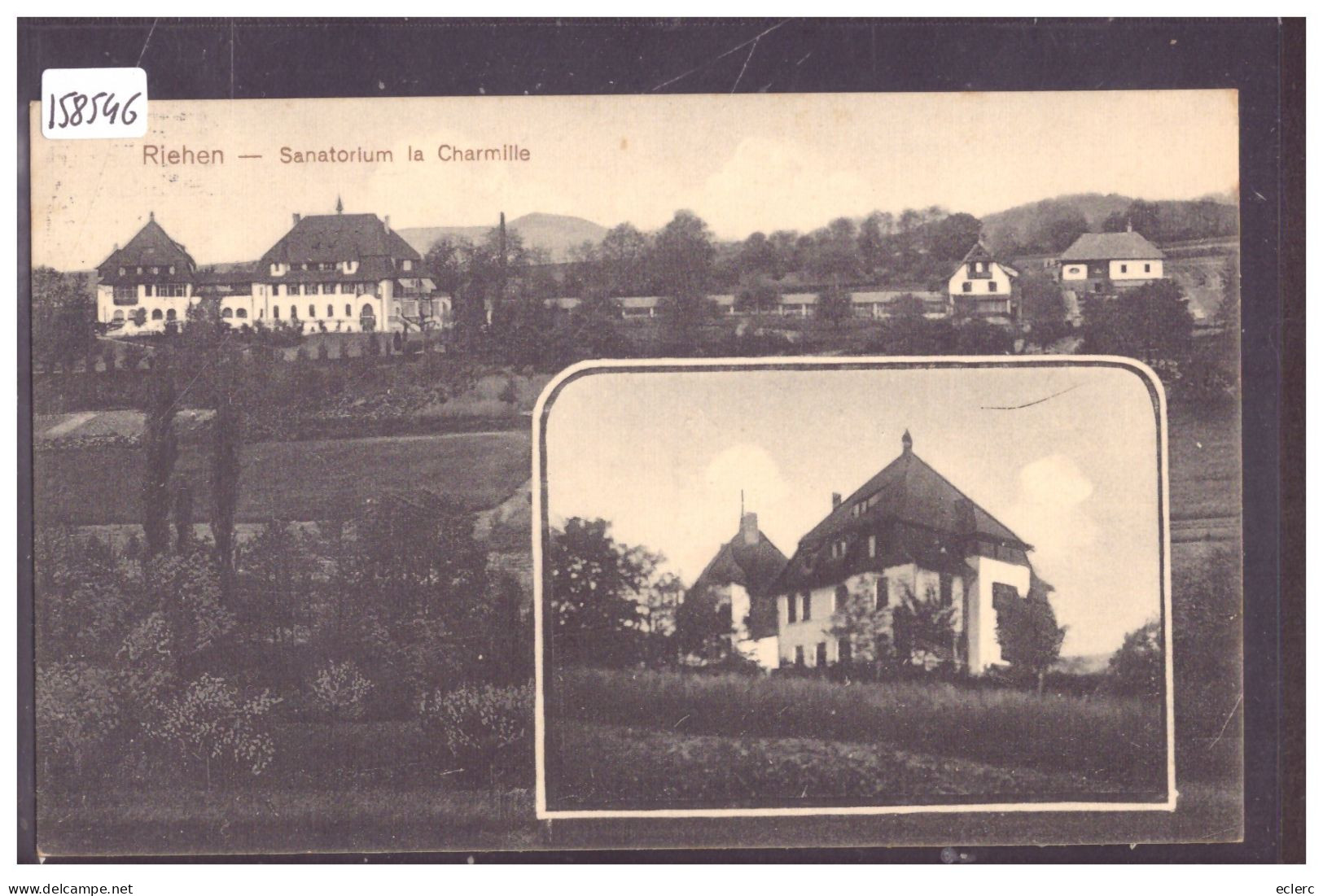 RIEHEN - SANATORIUM LA CHARMILLE - TB - Riehen