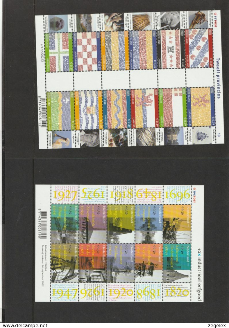2002 Jaarcollectie PTT Post Postfris/MNH**, Official Yearpack - Années Complètes