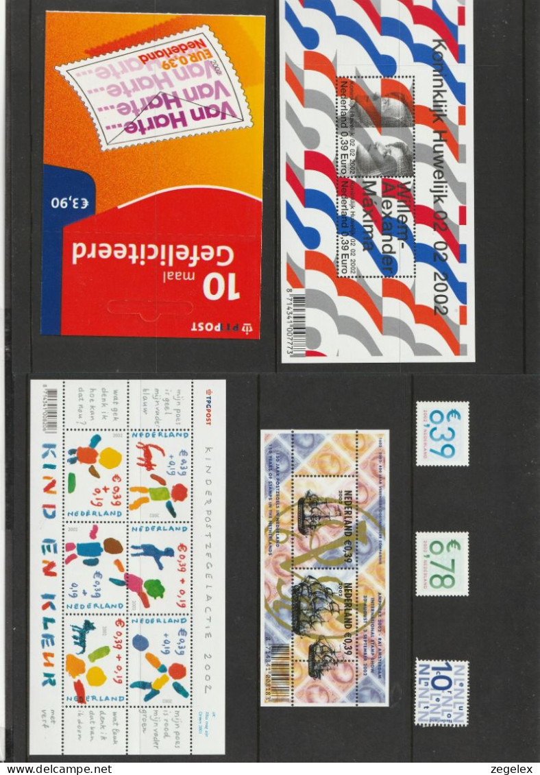 2002 Jaarcollectie PTT Post Postfris/MNH**, Official Yearpack - Full Years