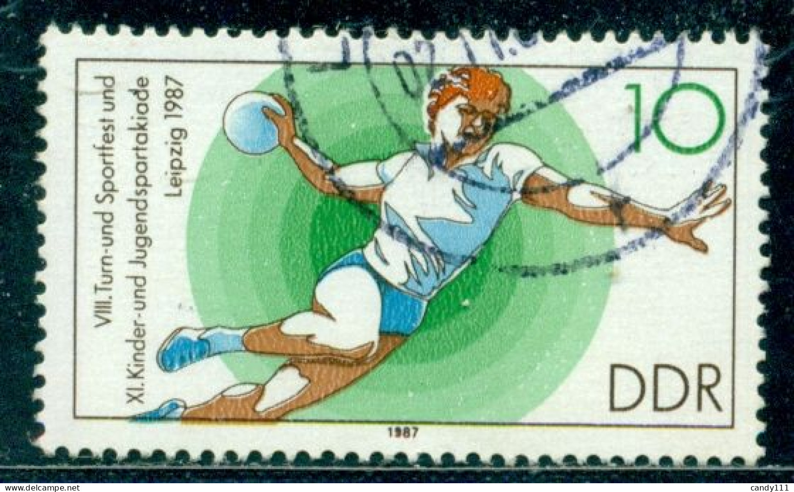 1987 Handball,Sports,DDR,3112,VFU - Handbal