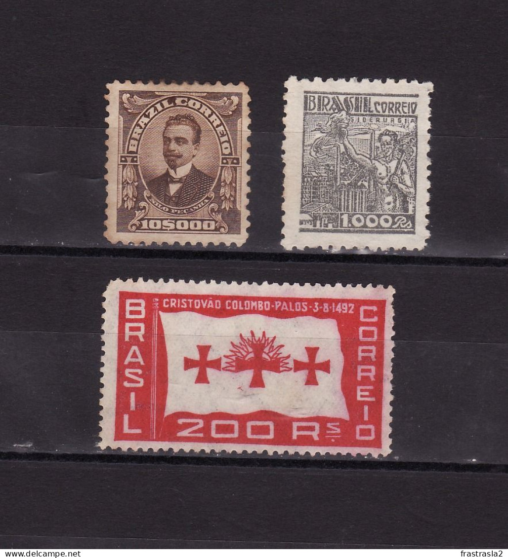 BRASIL 3 SELLOS NUEVOS 1909 A 1942 - Neufs