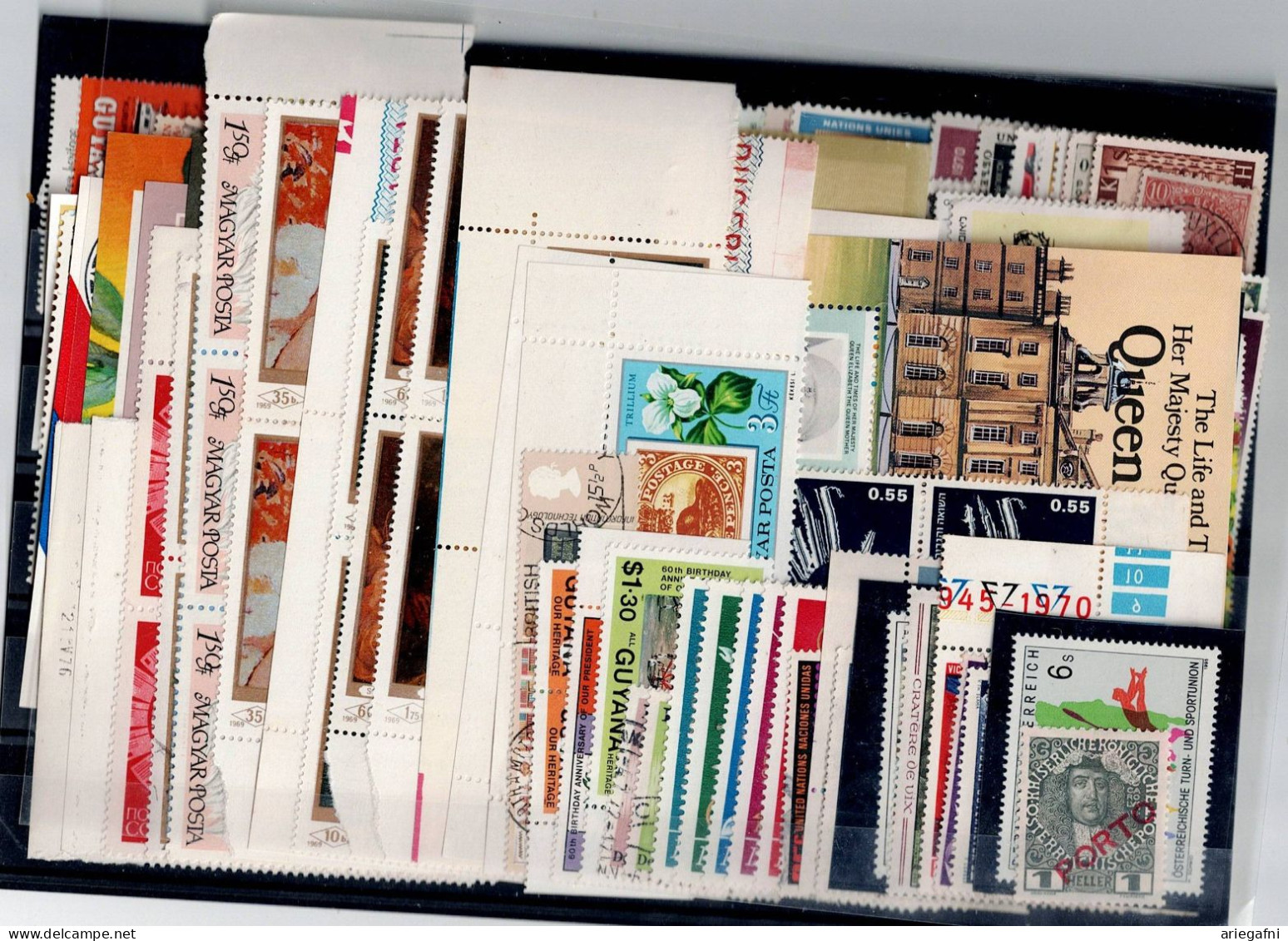 LOT OF 250 STAMPS MINT+USED+ 16 BLOCKS MI- 80 EURO VF!! - Collections (sans Albums)