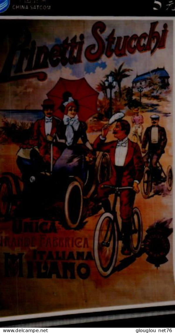 TELECARTE ETRANGERE    PUB VELO - Publicidad