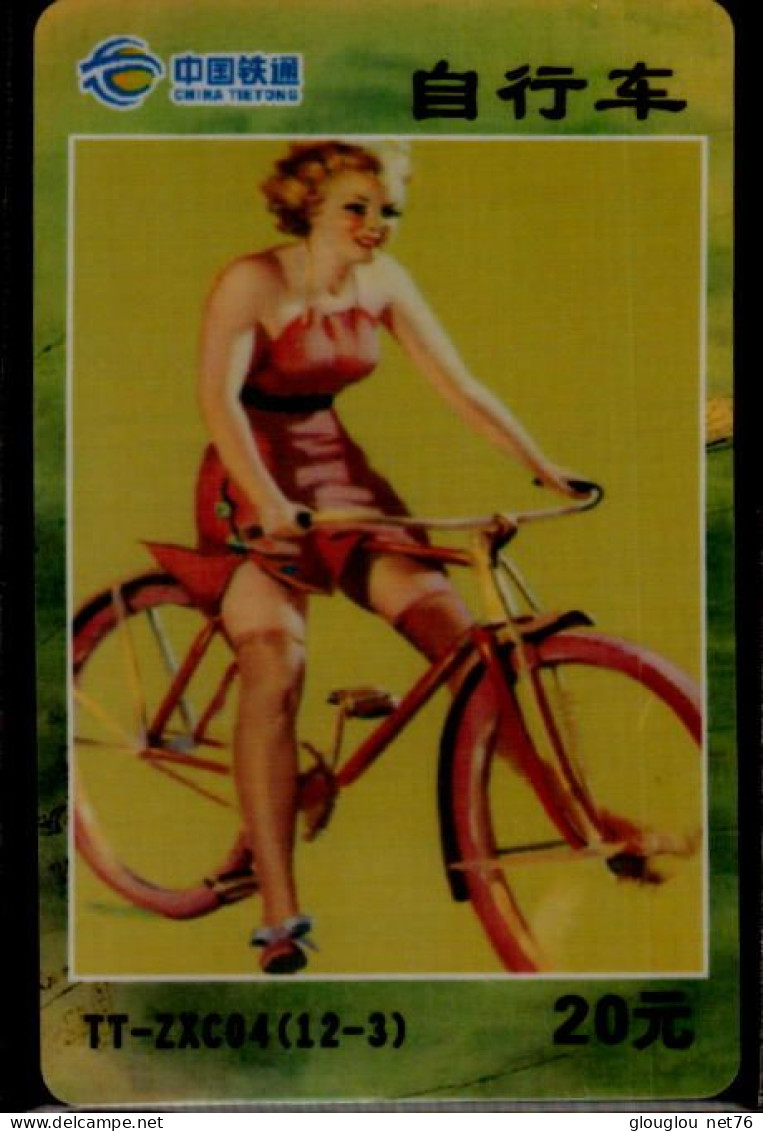 TELECARTE ETRANGERE    PUB VELO - Publicidad