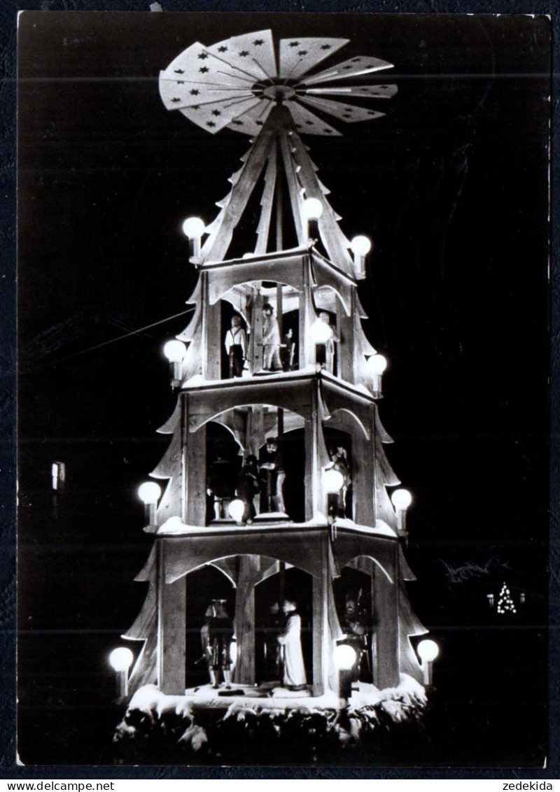 6499 - Grünhain Bei Schwarzenberg - Weihnachtspyramide Pyramide - Foto Verlag Erlbach - Gruenhain