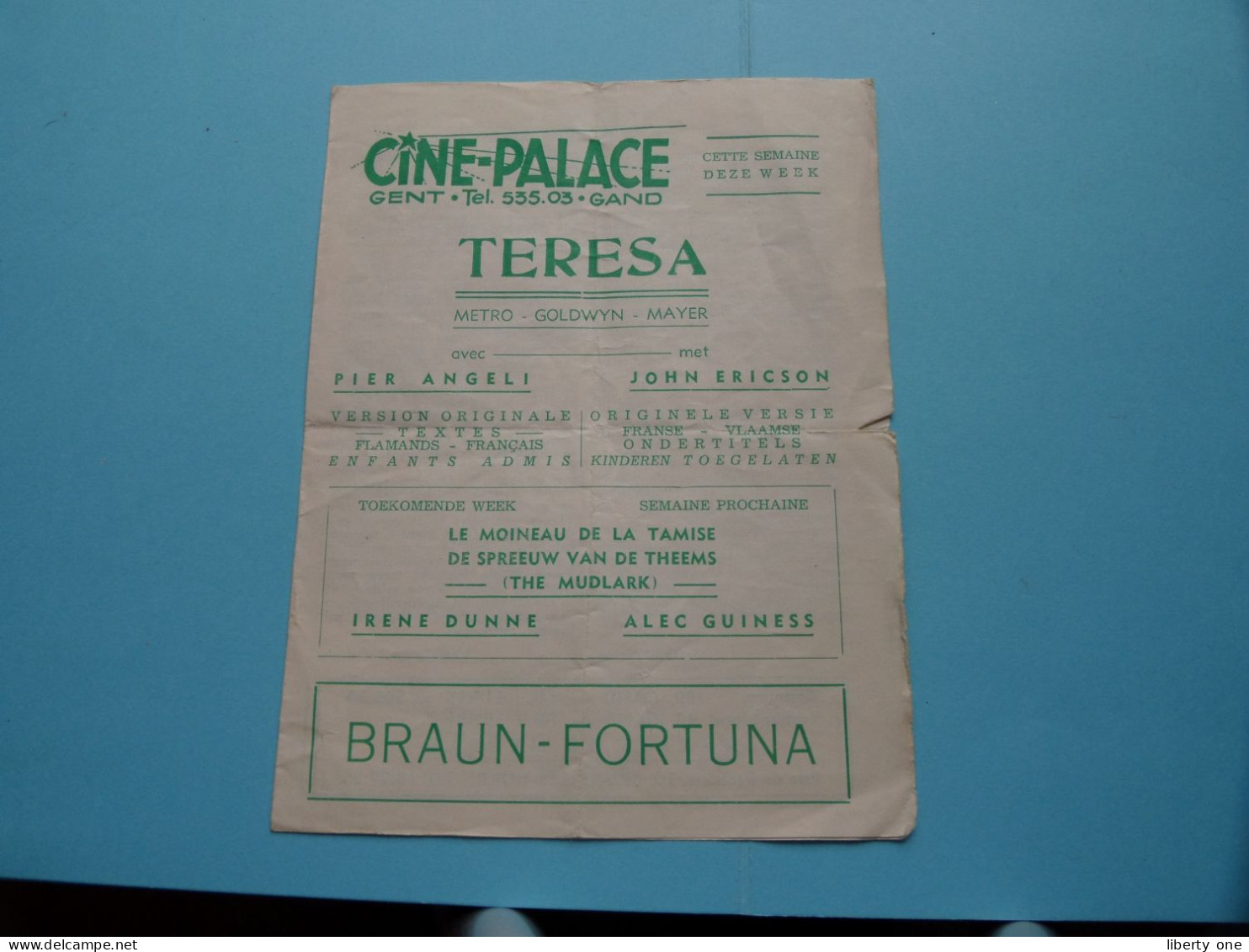 Ciné " PALACE "  / MAJESTIC > GENT / Gand - 19?? ( Zie / Voir SCANS ) Programme ! - Werbetrailer