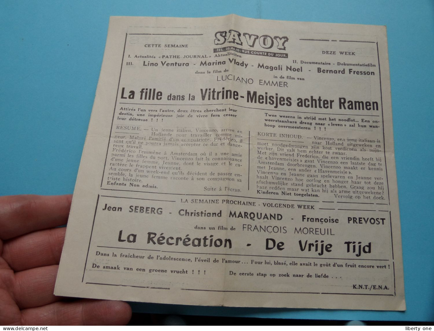 Ciné " SELECT " / CAPITOLE / SAVOY > GENT / Gand - 1962 ( Zie / Voir SCANS ) Programme ! - Cinema Advertisement