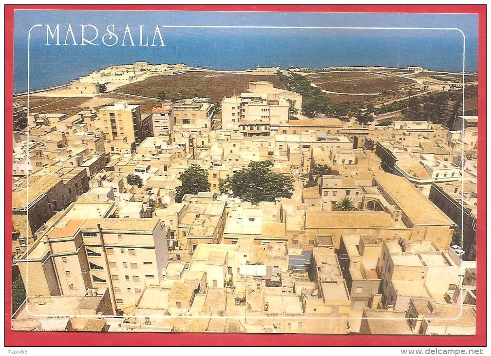 CARTOLINA NV ITALIA - MARSALA (TP) - Panorama - 10 X 15 - 8 PZ - Marsala