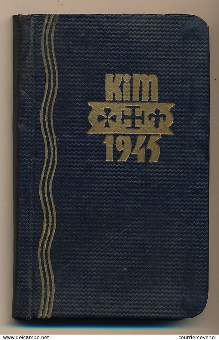 FRANCE - SCOUTISME - Petit Agenda "KIM 1945" - 7,5cm X 11,5cm - Année 1945, Pour Scouts Et Guides De France - Scoutismo