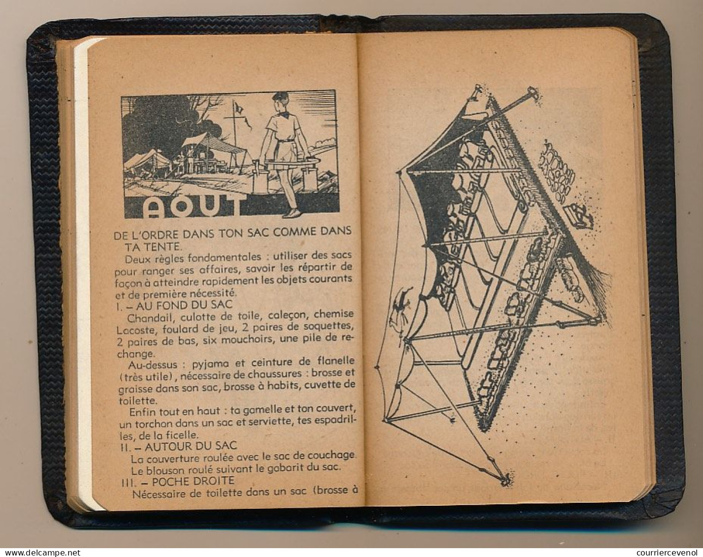 FRANCE - SCOUTISME - Petit Agenda "KIM 1945" - 7,5cm X 11,5cm - Année 1945, pour Scouts et Guides de France