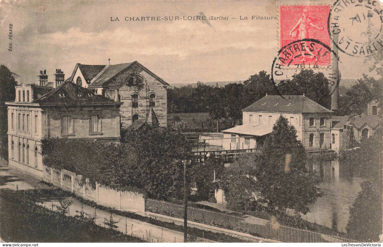 FRANCE -  La Chartre-sur-le-Loir - La Filature - Carte Postale Ancienne - La Fleche