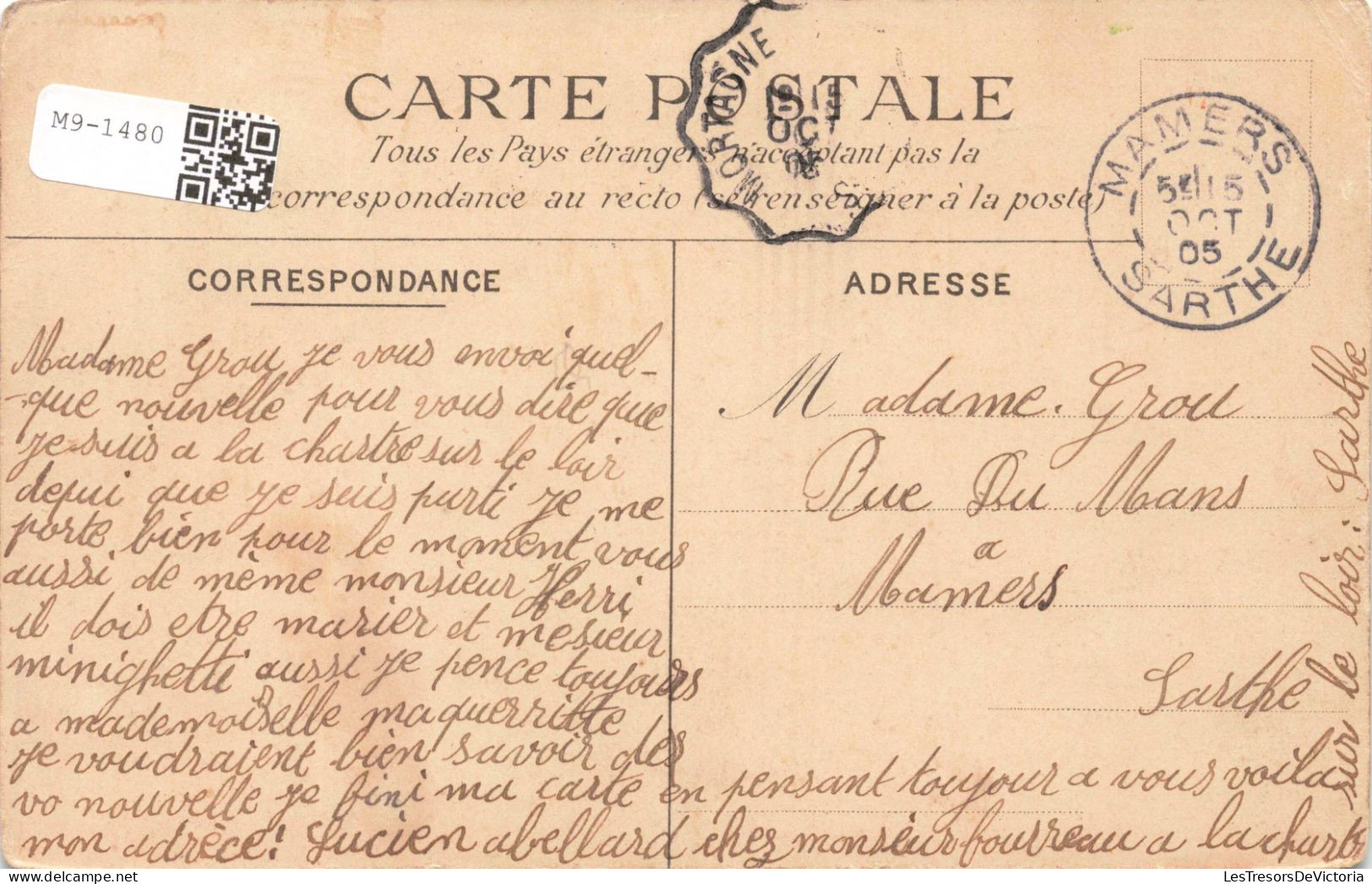 FRANCE -  La Chartre-sur-le-Loir - La Filature - Carte Postale Ancienne - La Fleche