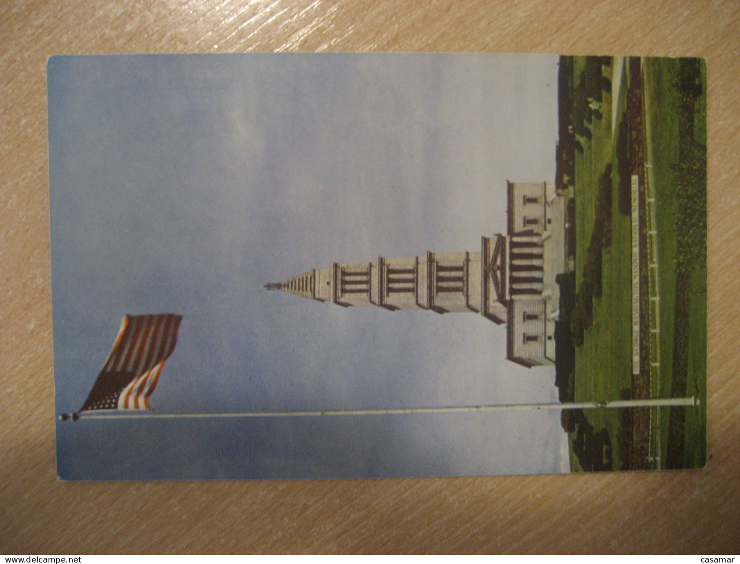ALEXANDRIA Virginia George Washington Masonic National Memorial Mason Masonry Postcard USA - Alexandria