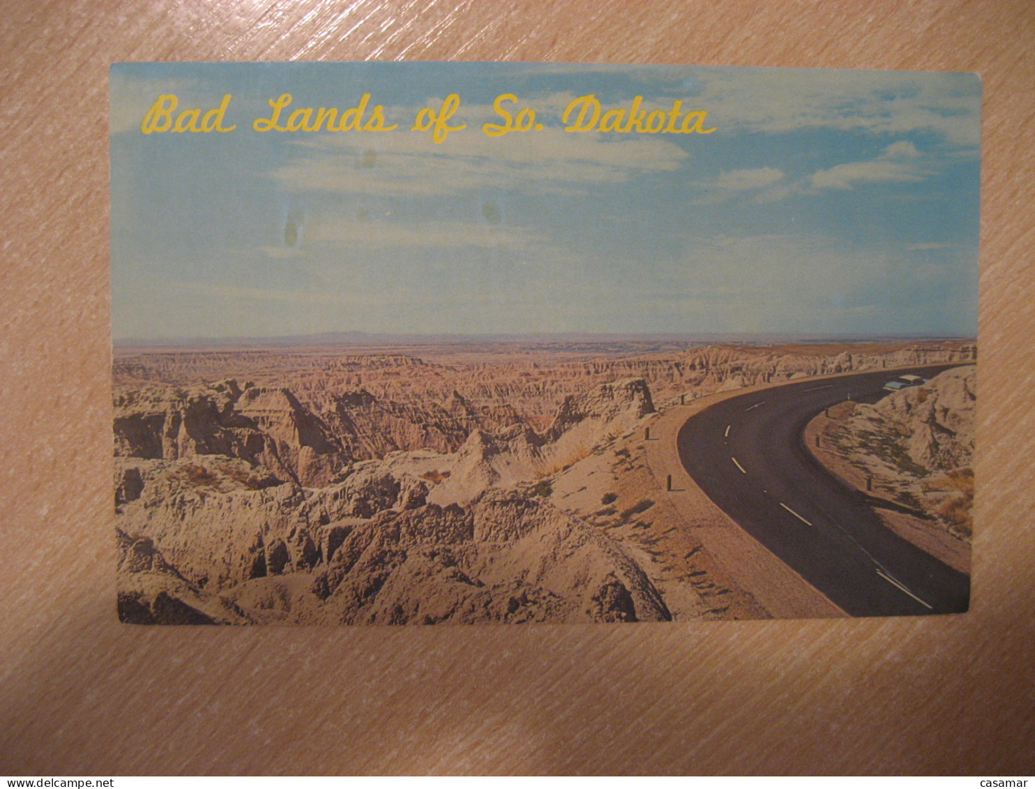 BAD LANDS South Dakota Kadoka Wall Postcard USA - Other & Unclassified