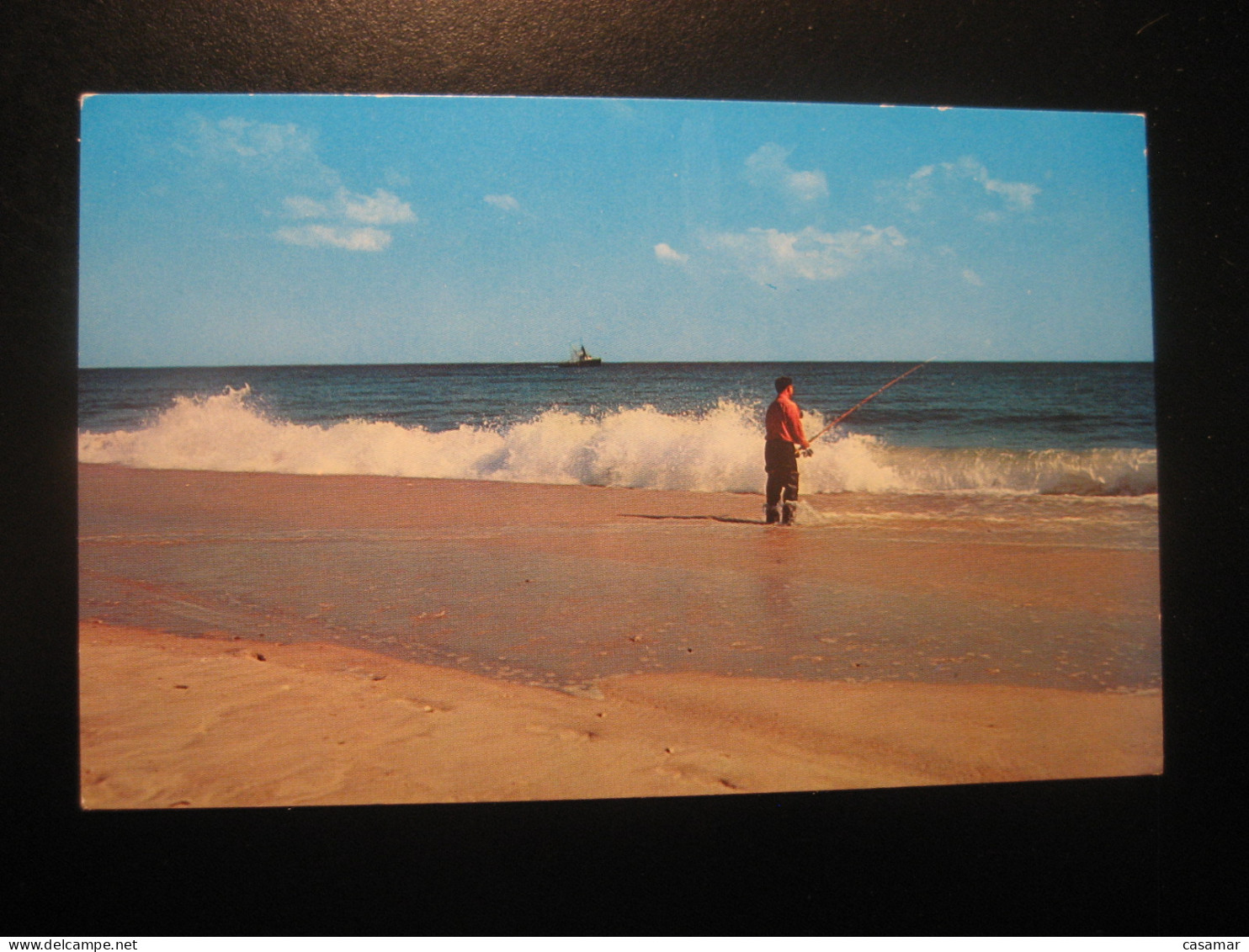 LONG ISLAND New York Jones Beach Fishing Near Freeport Wantagh Postcard USA - Long Island