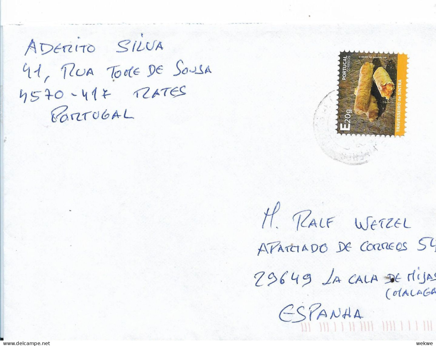 PORTUGAL 195 - Travesseiro De Sintra 2023 Zum Europa Tarif - Storia Postale