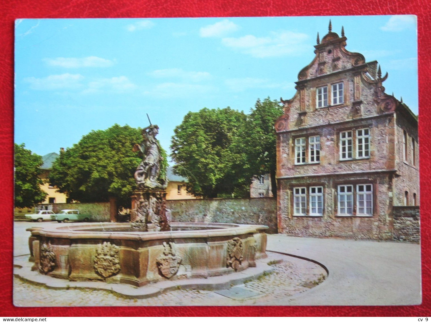 AK Friedberg Hessen Schloss In Der Burg Michel & Co Deutschland BRD Gelaufen Used Postcard A126 - Friedberg