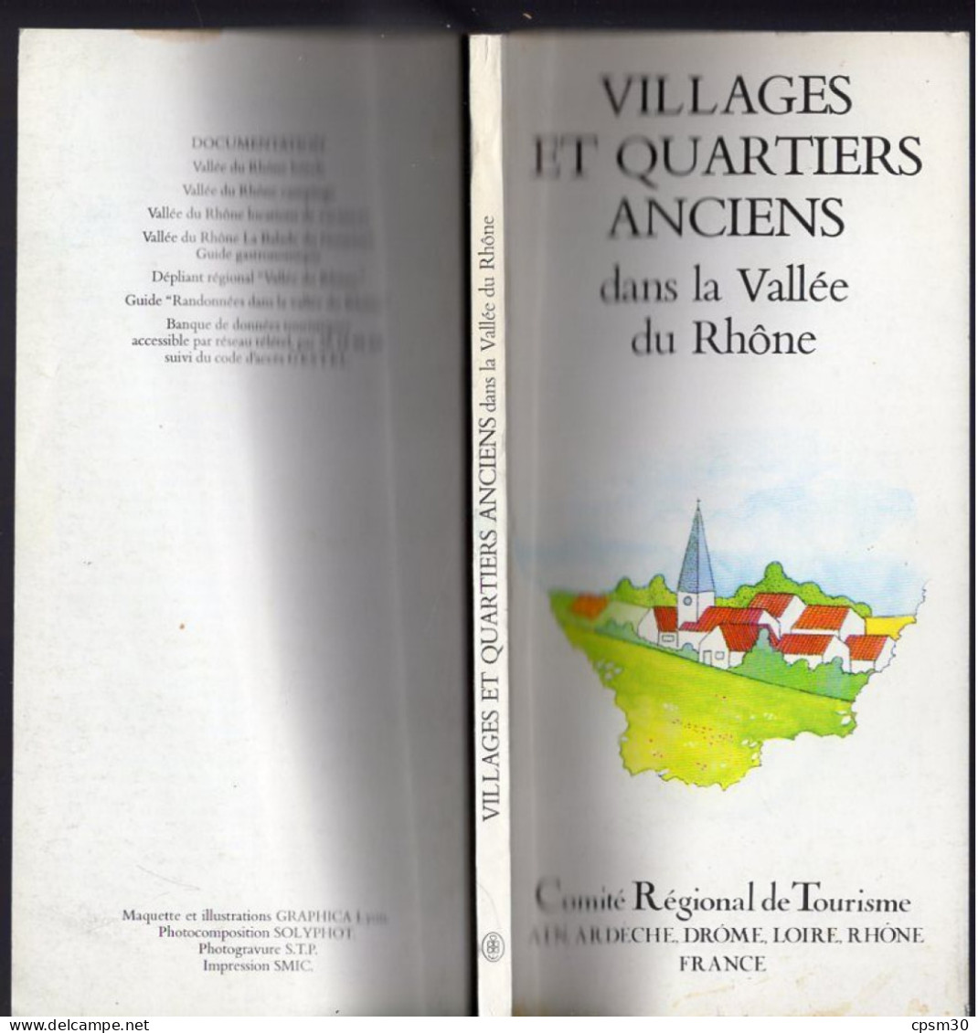 LIVRE - Villages Et Quartiers Anciens Dans La Vallée Du Rhone, Environ 1980 - Rhône-Alpes