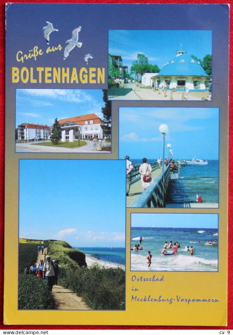 AK Mecklenburg Vorpommern Grusse Aus Boltenhagen Ostseebad UP Verlag Deutschland BRD Gelaufen Used Postcard A127 - Boltenhagen