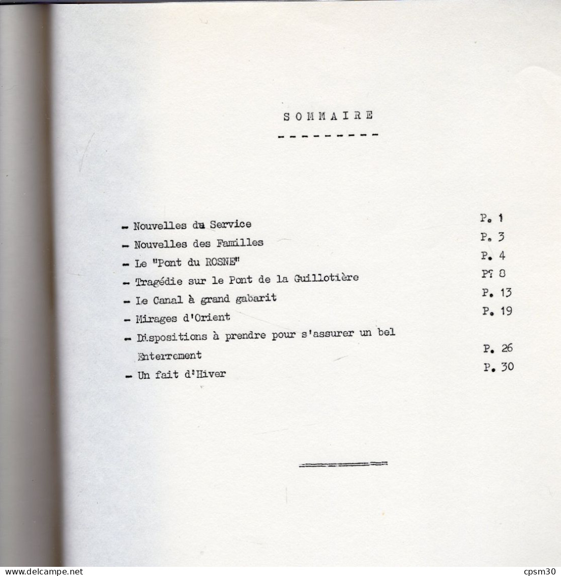 LIVRE - Bulletin Service Navigation RHONE - Saone, 1967 - Rhône-Alpes