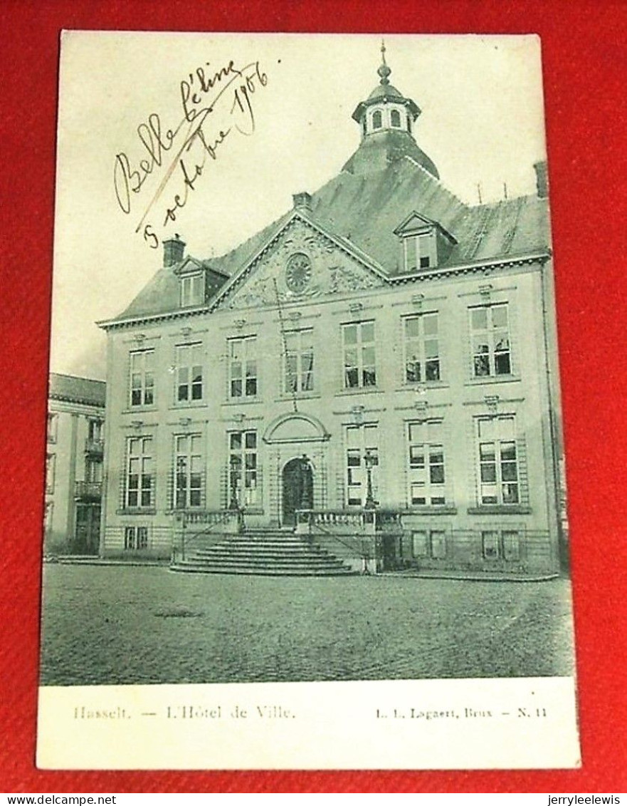 HASSELT  -  Stadhuis  -   Hôtel De Ville  -    1908 - Hasselt