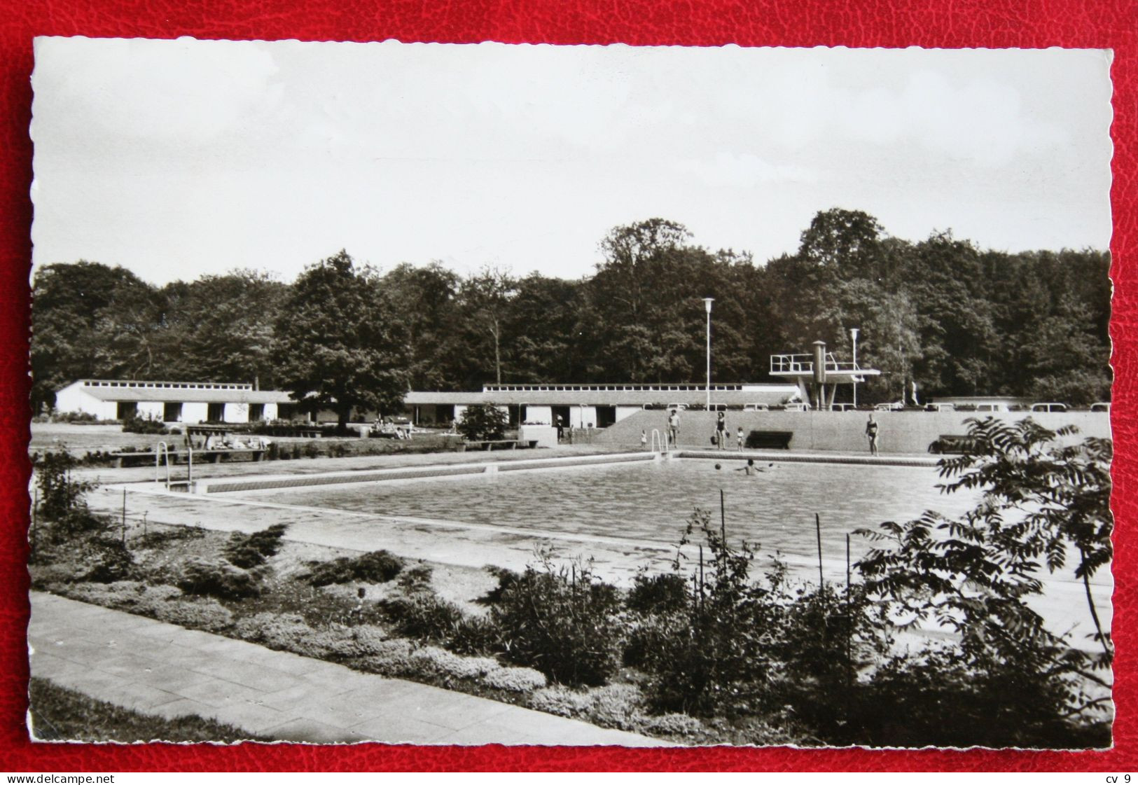 AK Morfelden Walldorf Ruf Bad Soden Schwimmbad Korr's Grossverlag Deutschland BRD Gelaufen Used Postcard B29 - Moerfelden-Walldorf