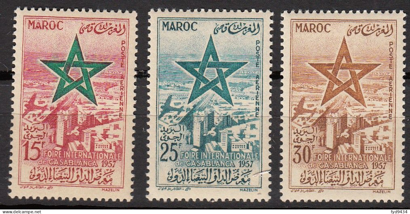 PA N° 103 Au N° 105 Du Maroc - X X - ( E 1094 ) - Foire Internationale De Casablanca - Autres & Non Classés