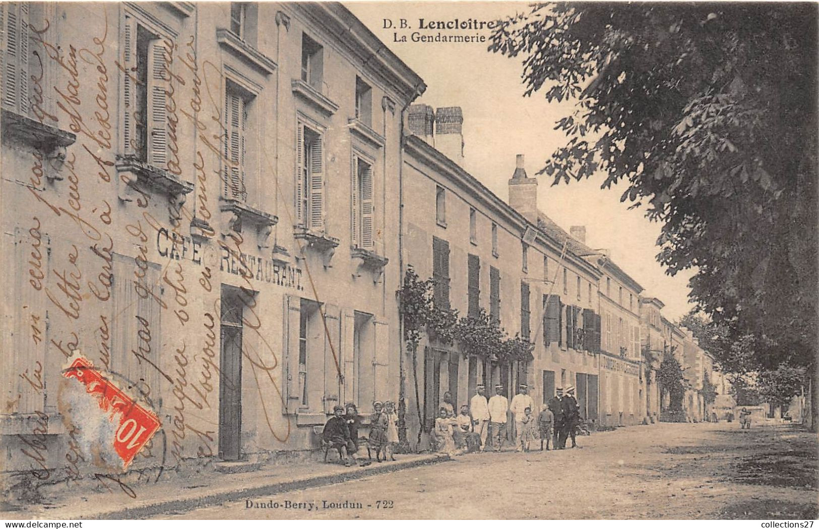 86-LENCLOITRE- LA GENDARMERIE - Lencloitre