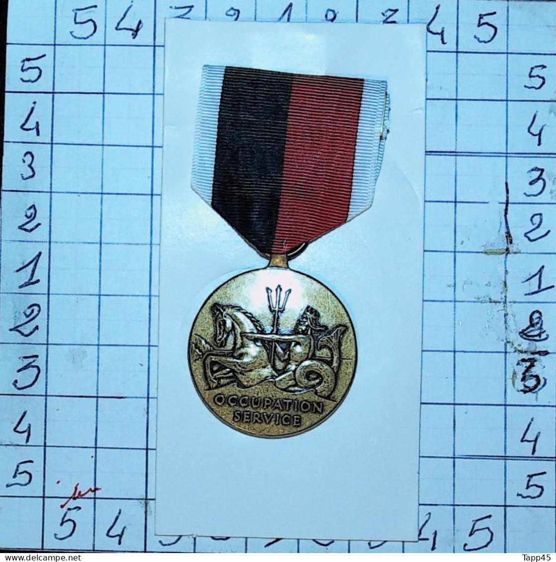Médailles & Décorations  > Navy Occupation Service Medal  > Réf:Cl USA P 3/ 5 - Estados Unidos
