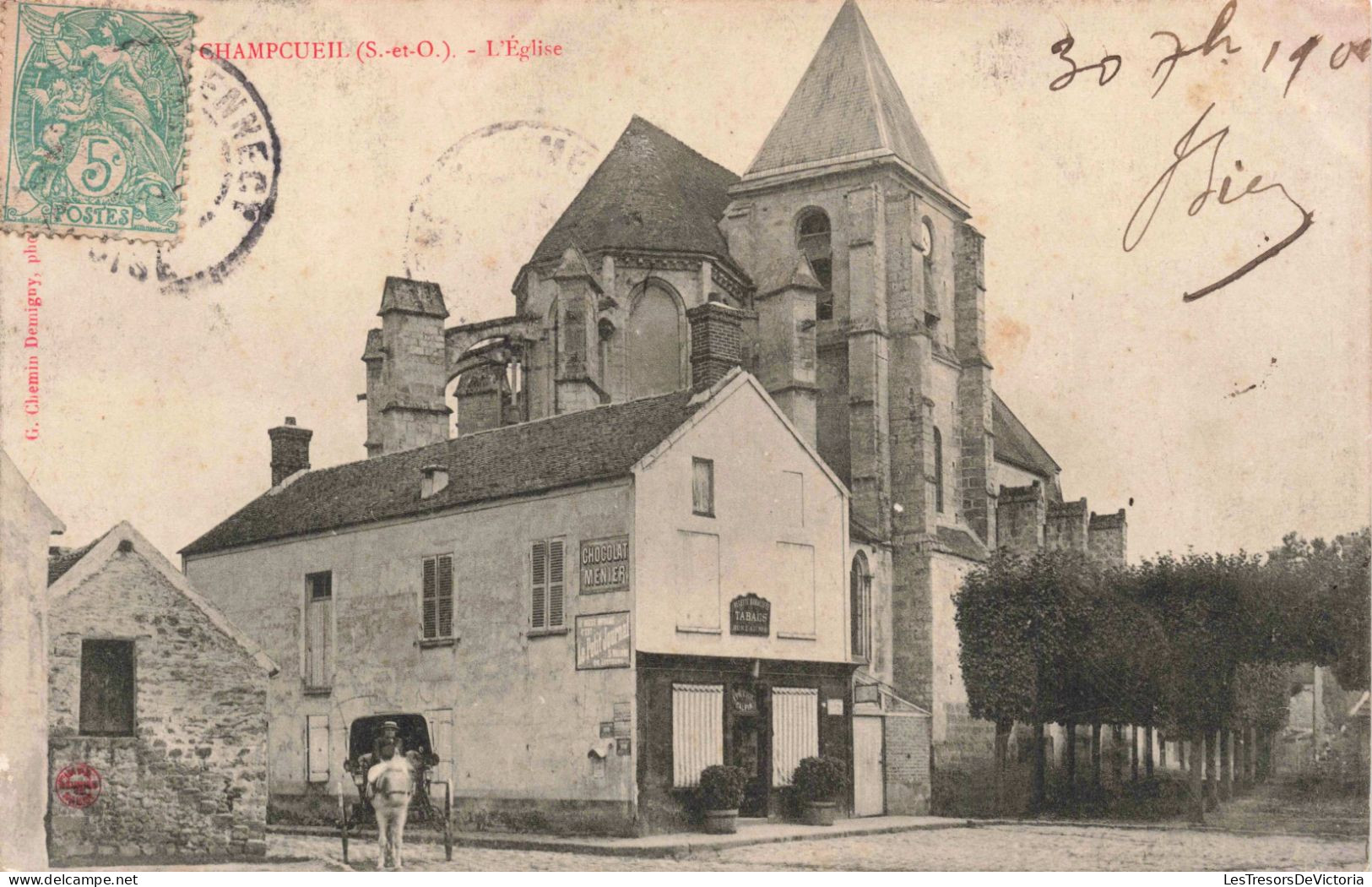 FRANCE - Champcueil - L'Eglise - Carte Postale Ancienne - Evry