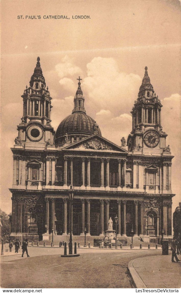 ROYAUME UNI - Londres - St Paul's Cathedral - West Front - Carte Postale Ancienne - St. Paul's Cathedral