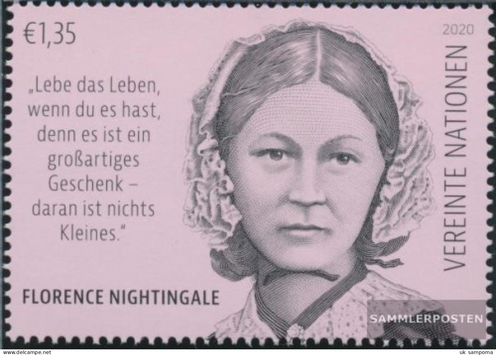 UN - Vienna 1086 (complete Issue) Unmounted Mint / Never Hinged 2020 Florence Nightingale - Nuovi