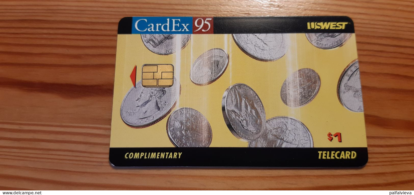 Phonecard USA, US West - CardEx 95. 1.000 Ex. - Chipkaarten