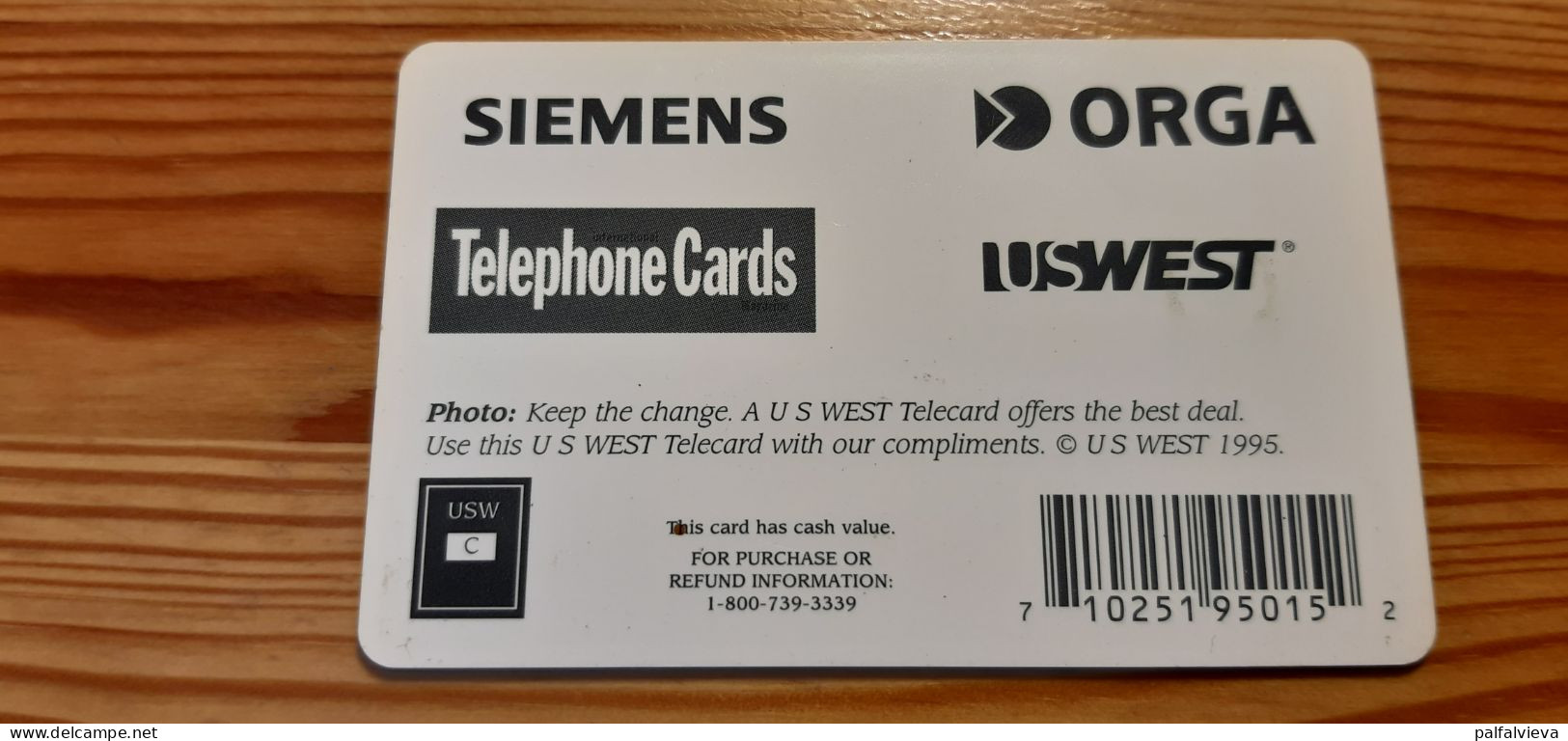 Phonecard USA, US West - CardEx 95. 1.000 Ex. - Cartes à Puce