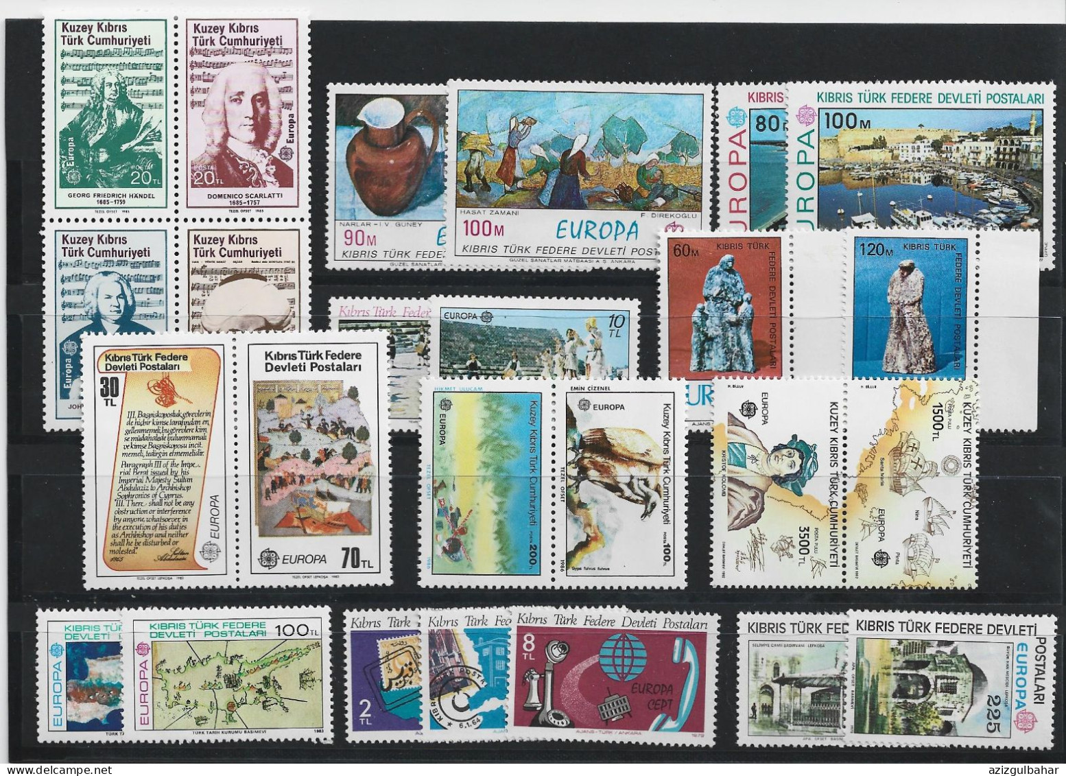 EUROPA -  TURKISH CYPRUS STAMPS - COLLECTION 2 - Collections, Lots & Series