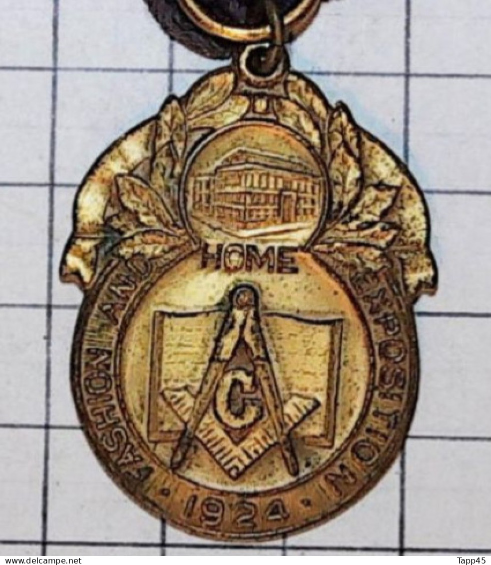 Médailles & Décorations  > Médaille Usa Franc Maçonnerie 1924 > Réf:Cl USA P 4/ 1 - Verenigde Staten