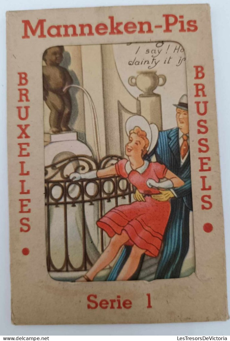 Bruxelles - Manneken Pis - Série 1 - Lot De 10 Cartes Humoristiques Dans Une Enveloppe - Carte Postale Ancienne - Monuments