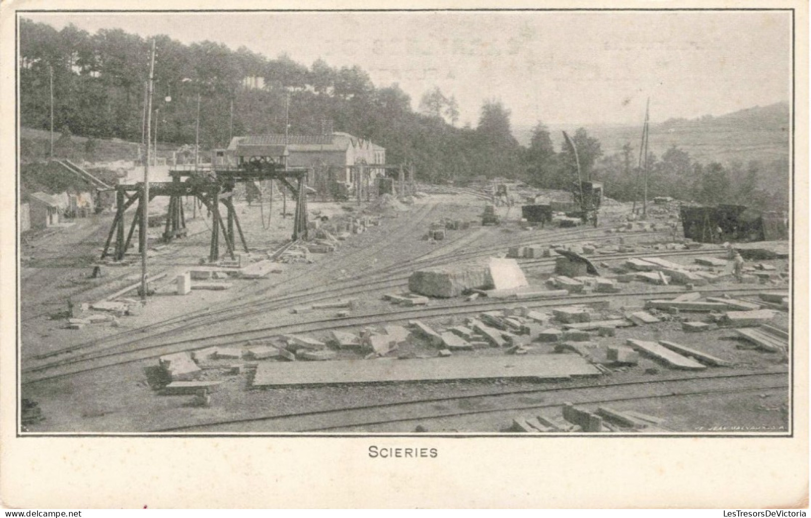 BELGIQUE - Carrières De Florzé - Scieries - Exploitaions De Pierre Bleue Dite Petit Granit - Carte Postale Ancienne - Sprimont