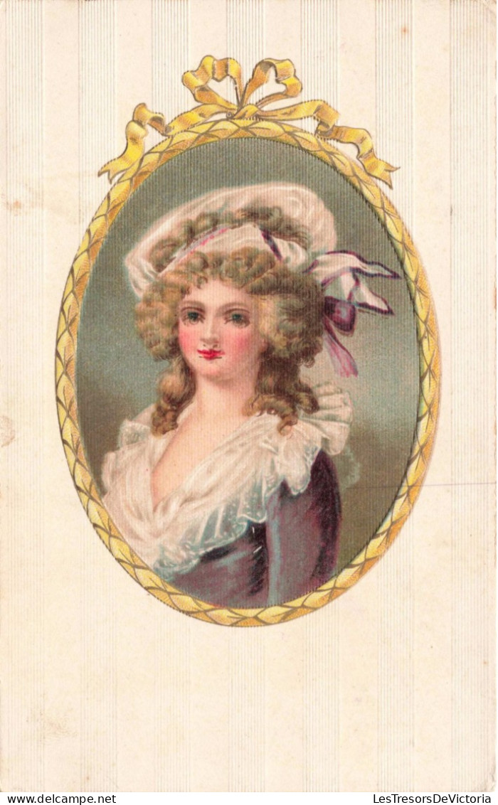 FANTAISIE - A Systèmes - Portrait Dans Un Médaillon - Carte Postale Ancienne - Dreh- Und Zugkarten