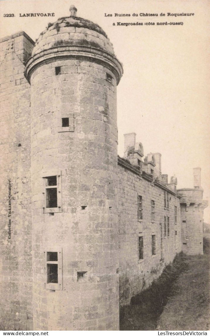 FRANCE - Brest - Lanrivoaré - Les Ruines Du Château  De Roquelaure à Kergroadez - Carte Postale Ancienne - Brest