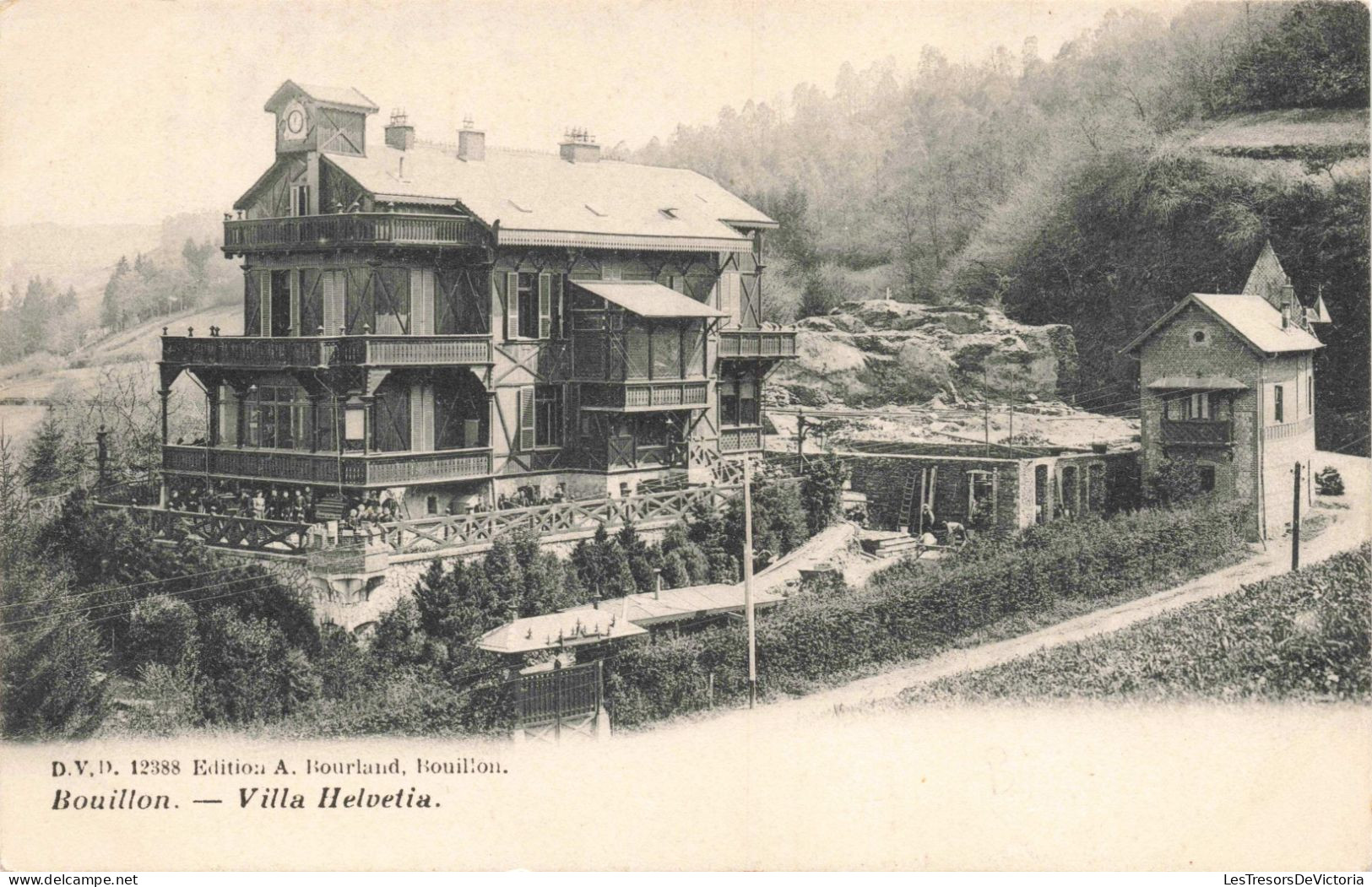 BELGIQUE - Bouillon - Villa Helvetia -  Carte Postale Ancienne - Neufchâteau