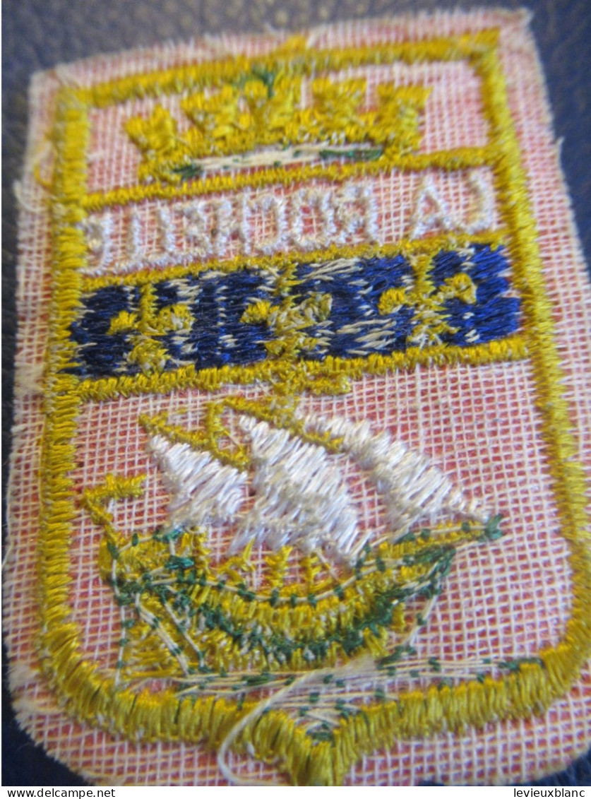 France/Ecusson Tissu D'époque/La Rochelle /Charente Maritime  /Vers 1960-80                 ET479 - Escudos En Tela