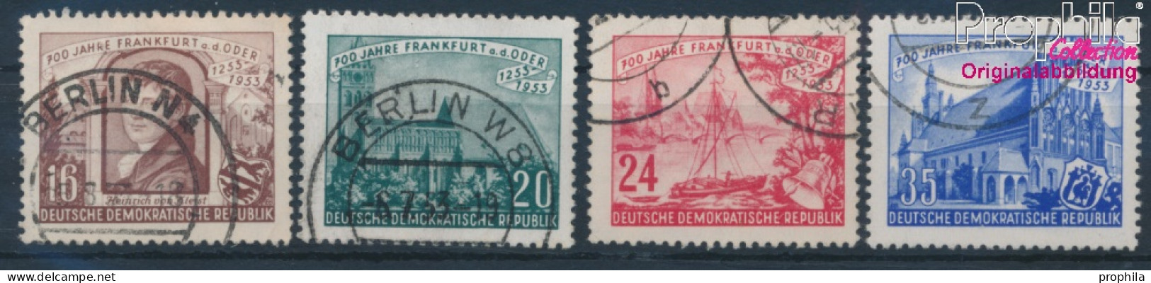 DDR 358-361 (kompl.Ausg.) Gestempelt 1953 Frankfurt/Oder (10219694 - Gebraucht