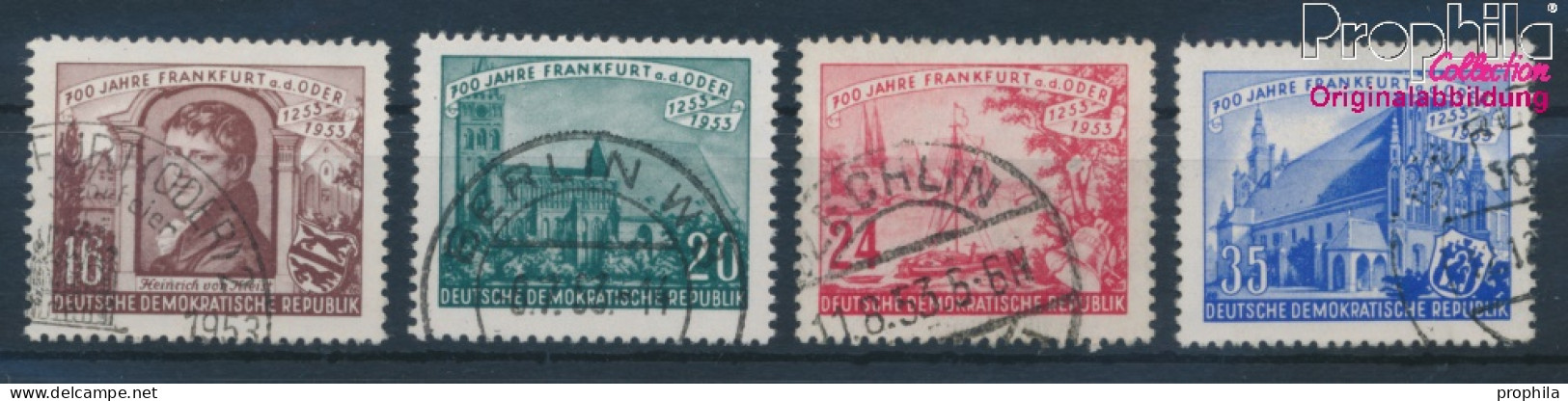 DDR 358-361 (kompl.Ausg.) Gestempelt 1953 Frankfurt/Oder (10219696 - Gebraucht