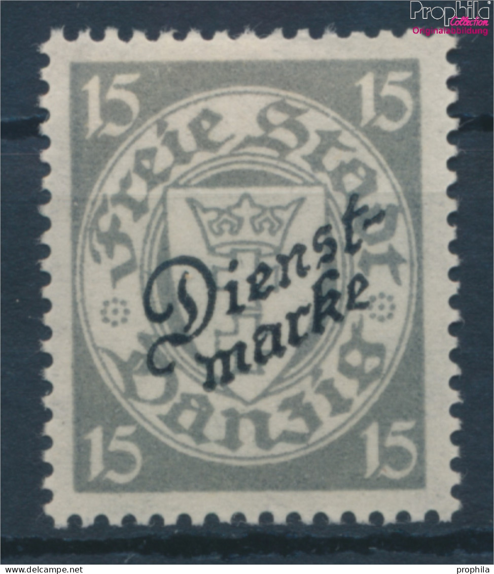 Danzig D43a Mit Falz 1924 Dienstmarke (10215728 - Servizio